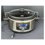 Garage… Hamilton Beach crockpot with lift out crock, powers up, working condition unknown, see pictures for details.