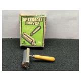 Speedball Number 51 4-Inch Brayer with Original Box