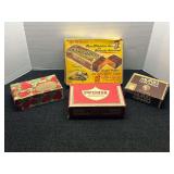 Collection of Three Advertising Display Boxes: Hollywood Milk Shake, Will King