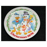 Walt Disney Productions 1976 Christmas Plate by Schmid