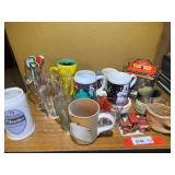 Glassware, mug and home decor assortment. See pictures for details.