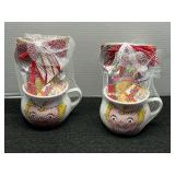 Campbell Soup mug kits, set of two, see pictures or details.