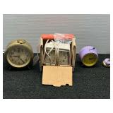 Assorted Alarm Clock Collection Including Boxed Electric Model