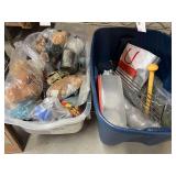Mystery lot, two tubs of assorted household goods, collectible plush toys, coffee mugs, and more. See pictures for details.