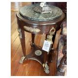 FRENCH ORMOLU AND MARBLE TABLE