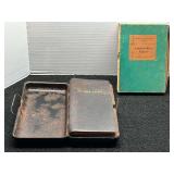 Vintage Metal Valuable Papers Document Box and American Geographical Society Around the World Program Collection