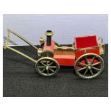 Vintage municipal fire department horse drawn musical steam engine drink station. Originally, this piece is believed to have come with a decanter and shot glasses, see pictures for details.