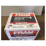 ONE CASE, CONSISTING OF SIX BOTTLES OF FRAM SAE 0W-20 SYNTHETIC HIGH MILEAGE MOTOR OIL