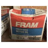 ONE CASE/12 BOTTLES FRAM SAE5W – 30 CONVENTIONAL MOTOR OIL
