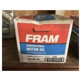ONE CASE/12 BOTTLES FRAM SAE5W – 30 CONVENTIONAL MOTOR OIL