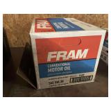 ONE CASE/12 BOTTLES FRAM SAE5W – 30 CONVENTIONAL MOTOR OIL