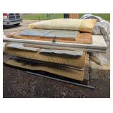 Used doors and windows, please inspect these items to make sure they fit your needs, see pictures for details.