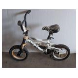 Small youth size BMX bike with full suspension and Jeep accents