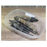 Assorted Drill Bits and including Lawson Silver and Deming