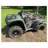 Honda ATV, no key, working condition unknown, see pictures for details.