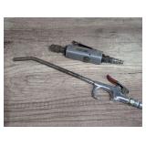 Ampro Pneumatic Straight air die grinder/driver, also includes a blow tip, cardboard bin is not included, see pictures for details.