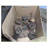 Antique Cast Iron Scale Weights and Counterweights