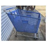 Blue shopping cart, see pictures for details.