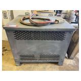 Yuasa General 7000 Plus industrial forklift battery charger with an attached heavy-duty charging cable, working condition unknown, see pictures for details.