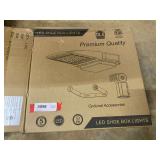 Premium quality LED shoe box light. New in box