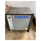 D3-Hawker Powersource forklift charger, working condition unknown, see pictures for details.