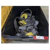 Ratcheting cargo straps, see pictures for details.