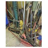 Giant Group of Tools, Hardware, Workshop Equipment, and More in Floor and Wall Area Marked 5014