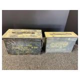 D2 – Ammo boxes, 200 cartridge 7.6 2MM, and 1140 cartridge 5.56MM. See pictures for details.