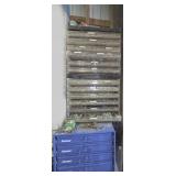 Huge Group of Fasteners, Hardware, and More Including All Utility Cabinets in Single Stack Marked 5007