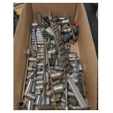 Socket assortment, some in socket rails, also includes extensions, and more. See pictures for details.