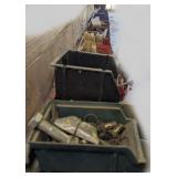 Assorted Hardware and More in Hanging Plastic Storage Bins in Mid-Shelf Area Marked 5011