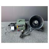 D2 – Johnny Stewart bird & animal caller, with cassettes, and charger. Working condition unknown. See pictures for details.