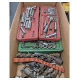 Socket assortment, mostly 1/4” drive, see pictures for details.
