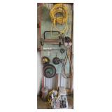 Shop Equipment, Tools, and More in Wall Area and Floor Beneath Marked Off as 5005