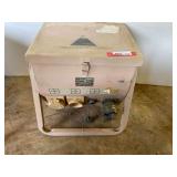 D3 –120/208V military surplus power distribution panel/load center, working condition unknown, see pictures for details.