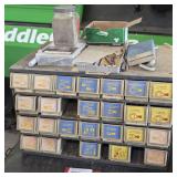 Electrical parts organizer bin with content, and more. See pictures for details.
