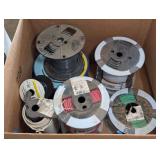 Assortment of wire, 12, and 10 AWG, also includes the partial role of speaker cable, see pictures for details.