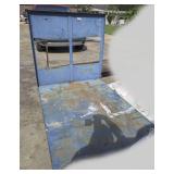 Large flatbed stock cart, see pictures for details.