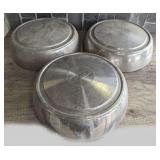 D5 – Ford “Dog dish” hubcaps, set of three, see pictures for details.