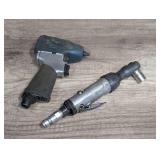Cornwell Tools CAT352HD 1/4-inch drive mini pneumatic air impact wrench, also includes a pneumatic air ratchet wrench, see pictures for details.