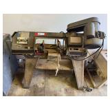 D2 – HDC, model 125 cc band saw, believed to be a metal cutting bandsaw, working condition unknown, no switch/unable to test. See pictures for details.