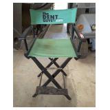Logoed folding directors chair, see pictures for details.