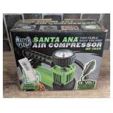 Santa Ana portable high volume air compressor, MF1035, comes with original box, see pictures for details.