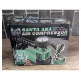 Santa Ana portable high volume air compressor, MF1035, comes with original box, see pictures for details.