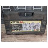 Stanley socket set, comes with carrying case, please inspect this item, a few pieces may be missing. See pictures for details.