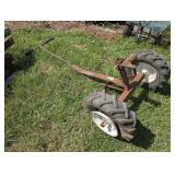 Vintage two-wheel trailer dolly