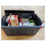 D3-Miscellaneous items to include White Lightning 3006 all-purpose adhesive caulk, universal tote divider, wallpaper and paste remover, wallpaper scraper, and more. See pictures for details.