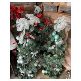 D5 –Lighted Christmas “trees” decor, set of five, see pictures for details.