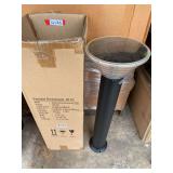 D4-world smart LED solar bollard light, comes with original box, see pictures for details.