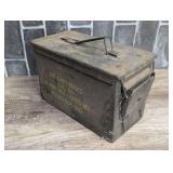 100 cartridge, 50 caliber ammo box, see pictures for details.